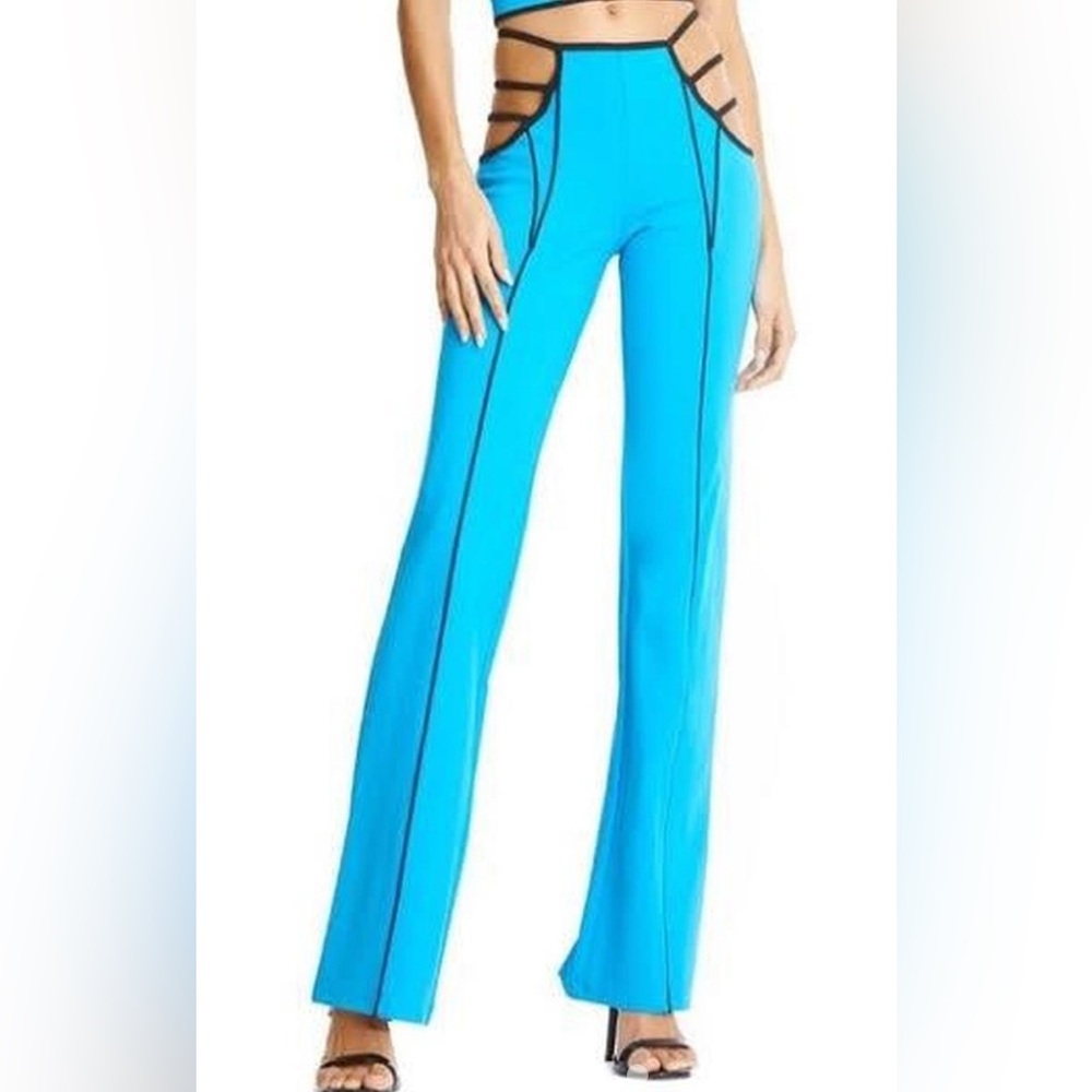 I AM GIA Lucid Saskia blue cutout pants (euphoria worn)